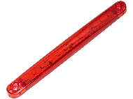 Фонарь габаритный 12-ти диодный LED (красный) 12-24V, L-180 мм (9627К)